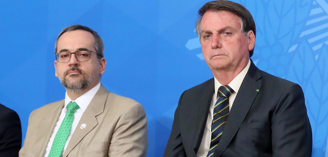 Abraham Weintraub e  Jair Bolsonaro