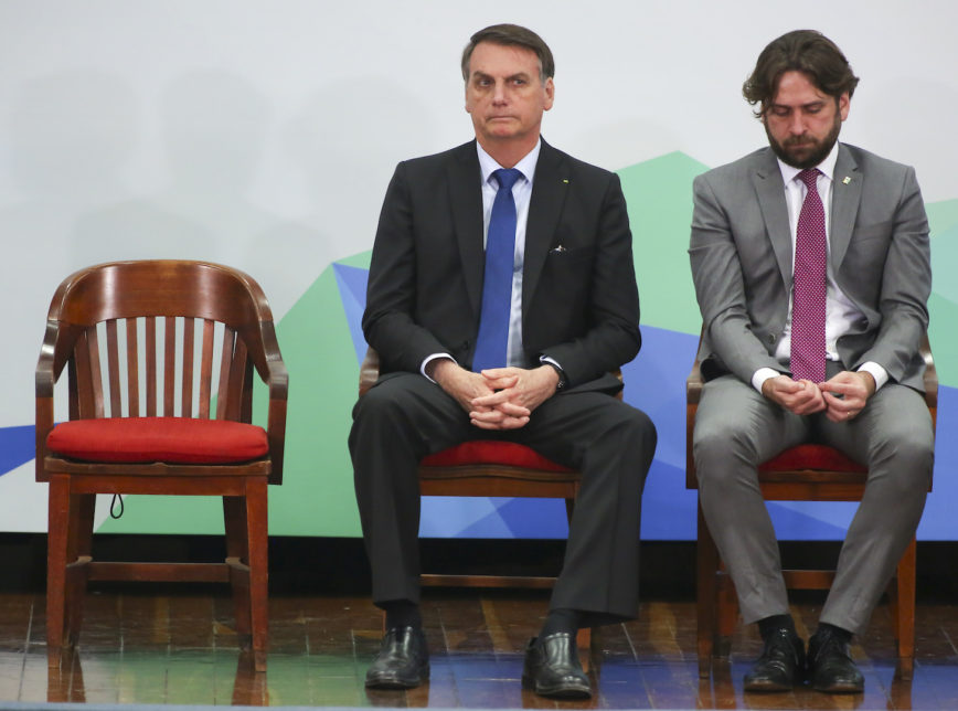 Bolsonaro e Santini