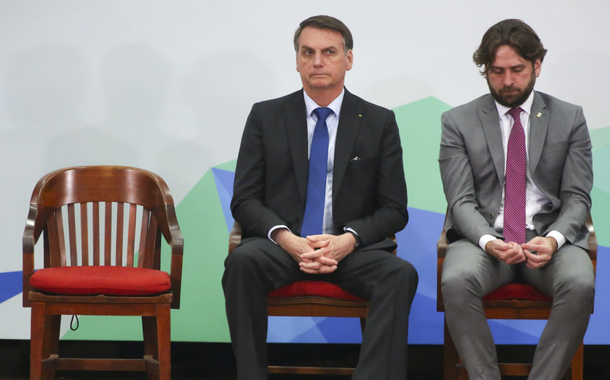 Bolsonaro e Santini