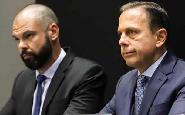 Bruno Covas, prefeito de São Paulo, e o governador João Doria.
