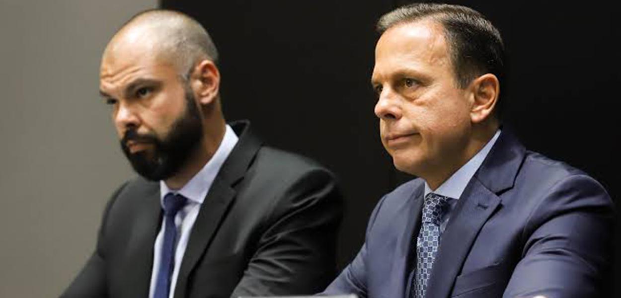 Bruno Covas, prefeito de São Paulo, e o governador João Doria.