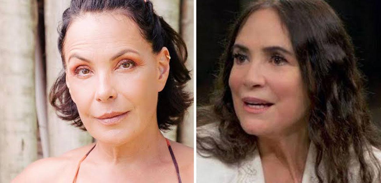 Carolina Ferraz questiona Regina Duarte por uso de sua foto.