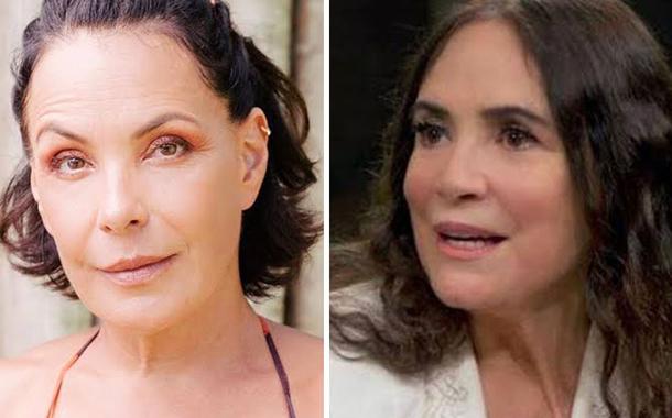 Carolina Ferraz questiona Regina Duarte por uso de sua foto.