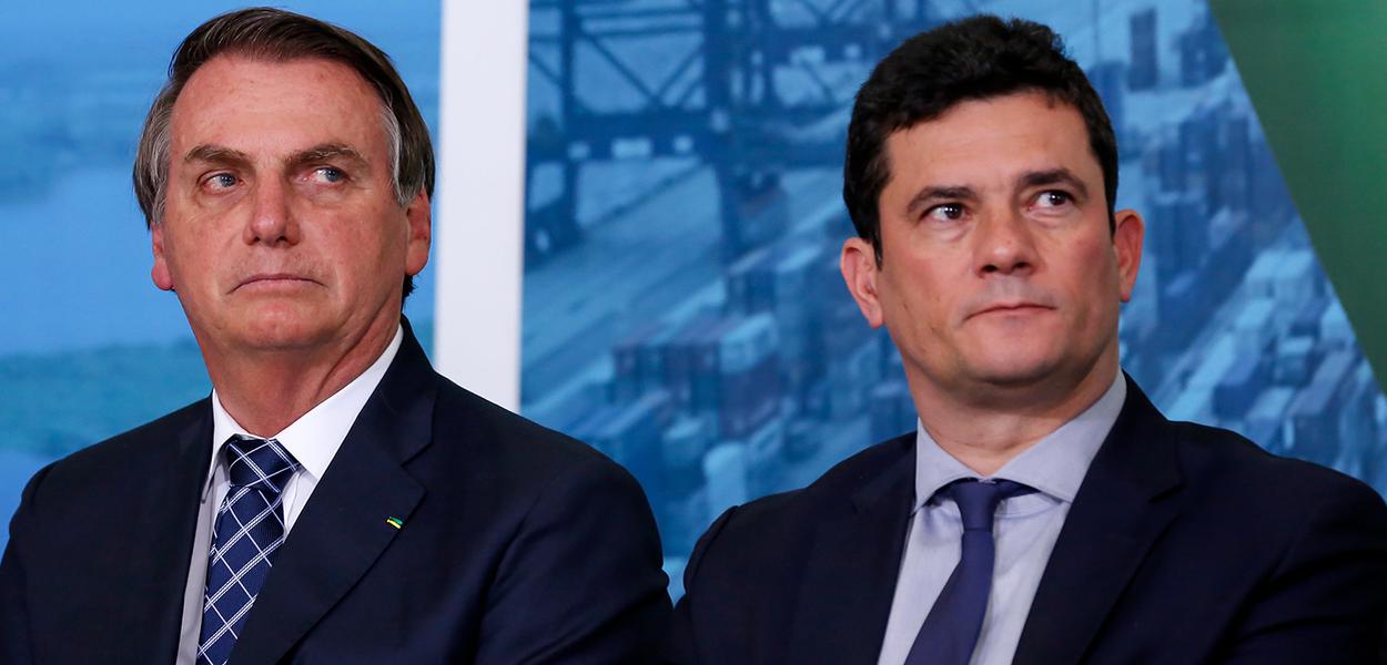 Jair Bolsonaro e Sergio Moro