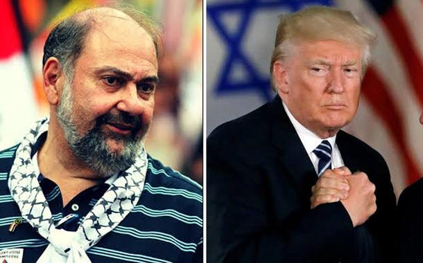 Lejeune Mirhan, Donald Trump e Benjamin Netanyahu