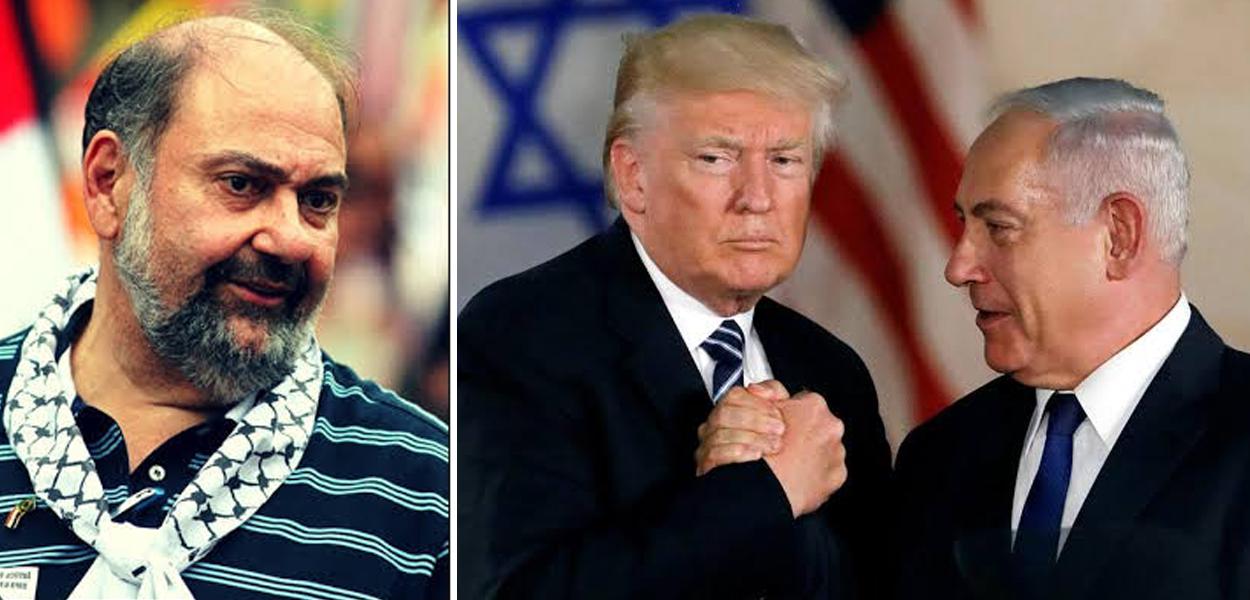 Lejeune Mirhan, Donald Trump e Benjamin Netanyahu