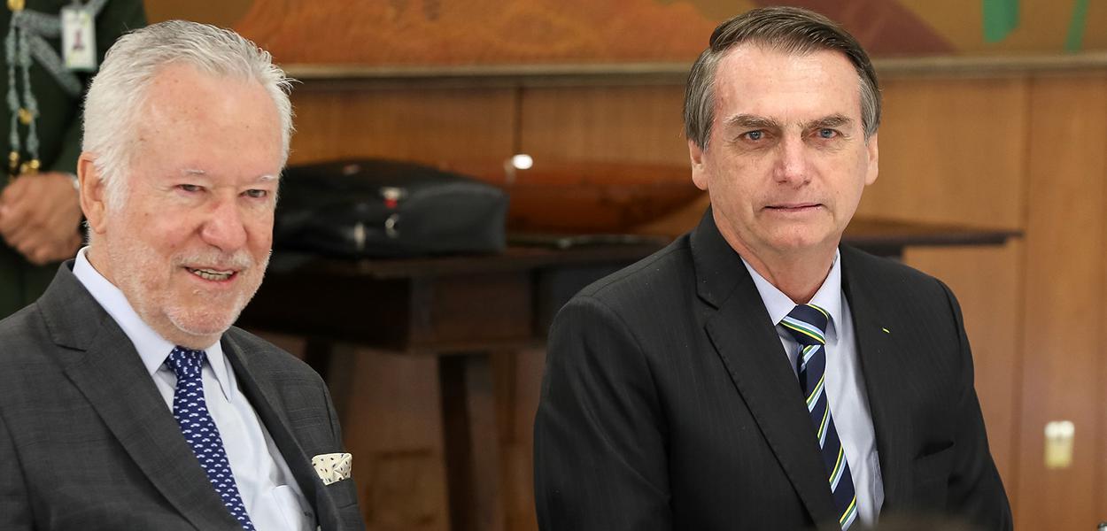 Alexandre Garcia e Jair Bolsonaro