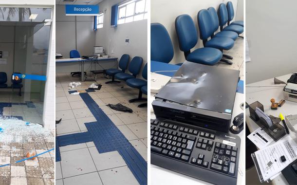 Segurado quebra agência do INSS em MG
