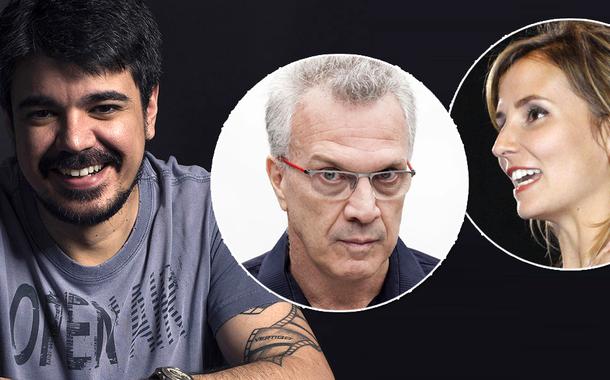 Pablo Villaça, Pedro Bial e Petra Costa