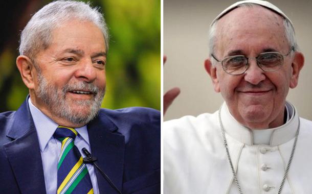 Ex-presidente Lula e Papa Francisco