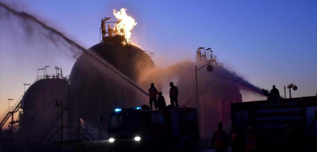 Petroleiras sírias sob ataque terrorista