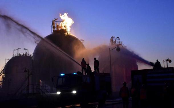 Petroleiras sírias sob ataque terrorista