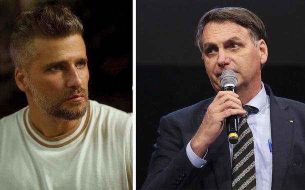 Bruno Gagliasso e Jair Bolsonaro