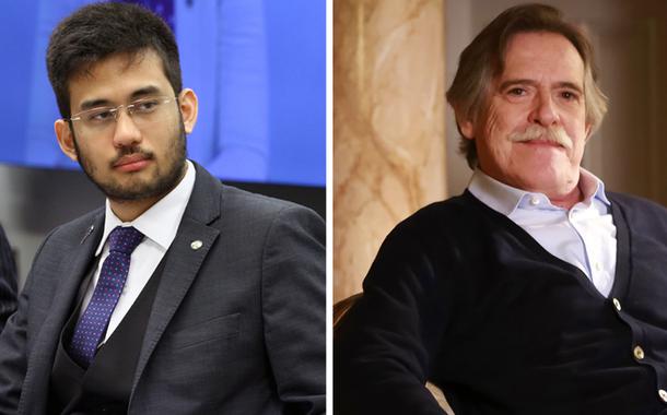 Kim Kataguiri provoca Zé de Abreu.