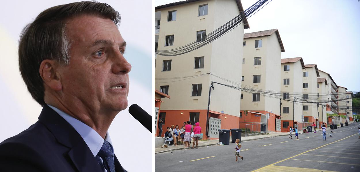 Jair Bolsonaro; apartamentos do Programa Minha Casa, Minha Vida