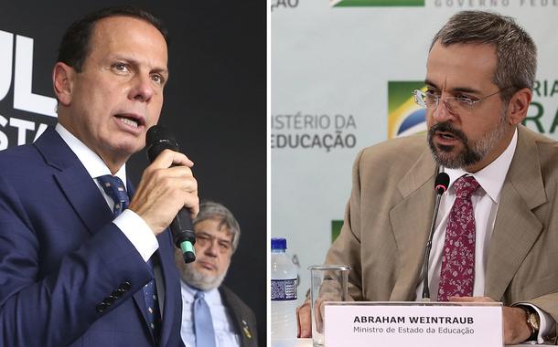 João Doria e Abraham Weintraub