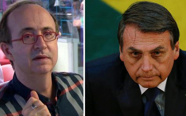 Reinaldo Azevedo e Jair Bolsonaro