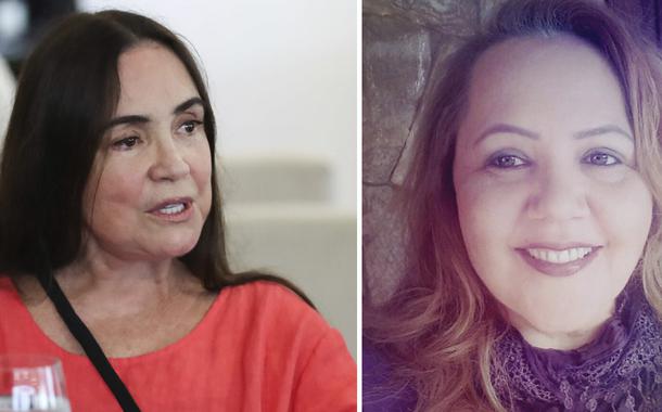 Regina Duarte e pastora Jane Silva