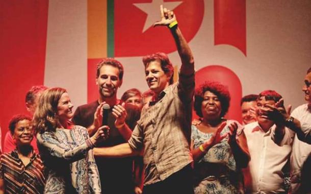 Fernando Haddad participa do primeiro dia de evento em comemora磯 aos 40 anos do Partido dos Trabalhadores (PT), no Circo Voador, na Lapa, Zona Central da cidade do Rio de Janeiro (RJ), nesta sexta-feira (7)