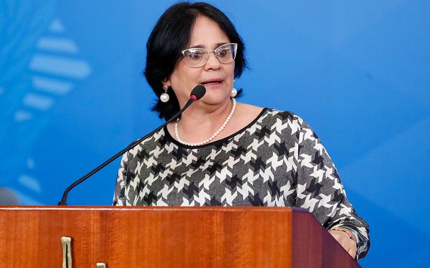 Palavras da Ministra da Mulher, da Família e dos Direitos Humanos, Damares Alves.