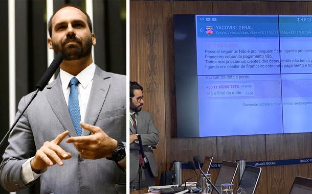 Eduardo Bolsonaro e Hans River do Rio Nascimento