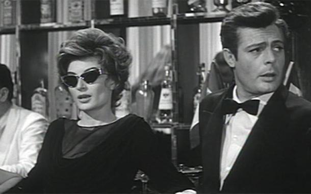 Marcello (Marcello Mastroianni) e Maddalena (Anouk Aimée) em La Dolce Vita,  impossivelmente chiques e cool, são como a Última Mulher e o Último Homem antes do dilúvio do "espalhafato vulgar"