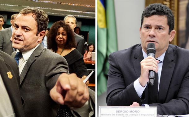 Glauber Braga e Sergio Moro