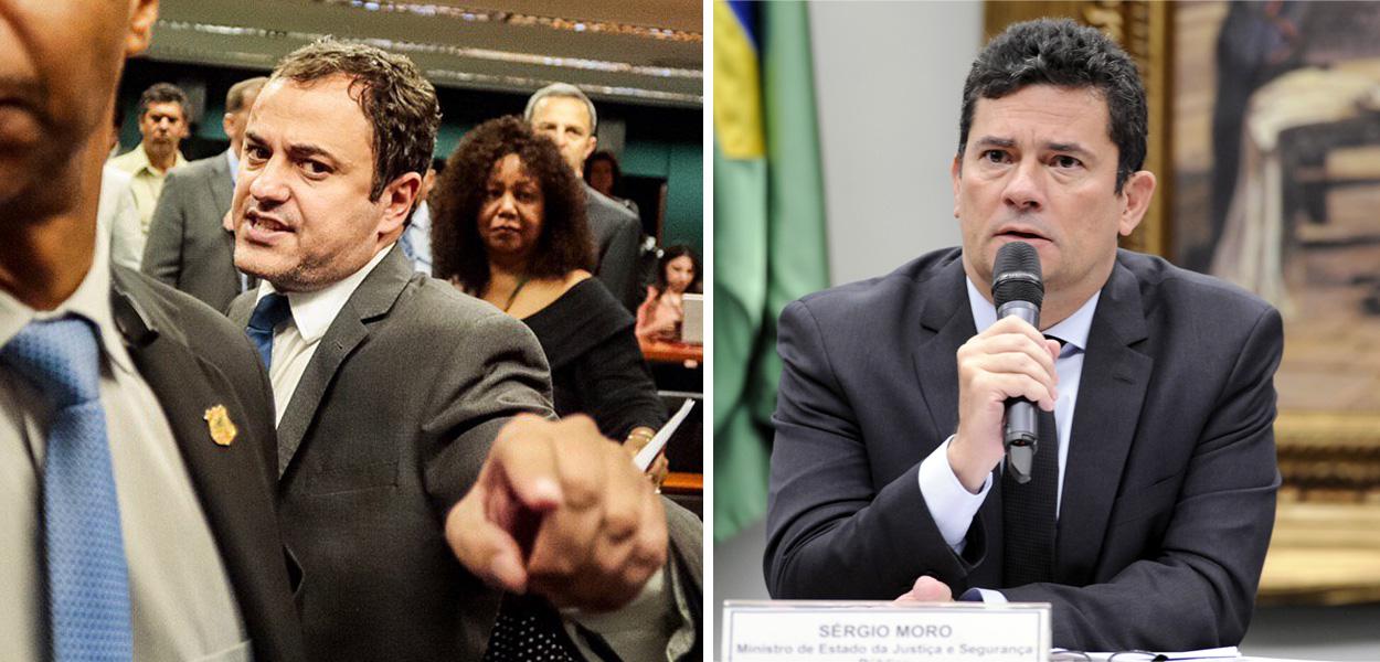 Glauber Braga e Sergio Moro