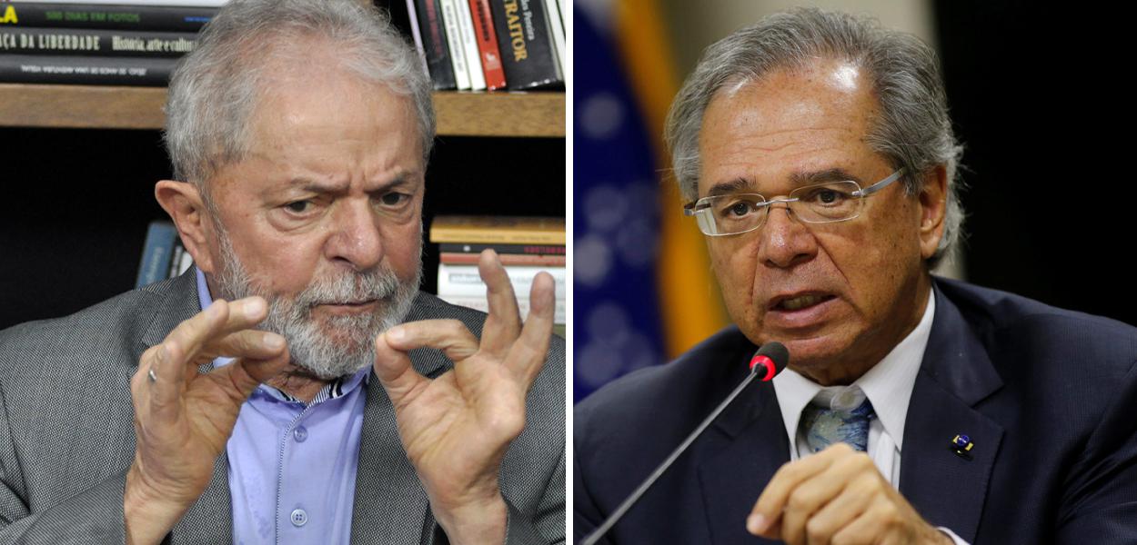 Lula e Paulo Guedes