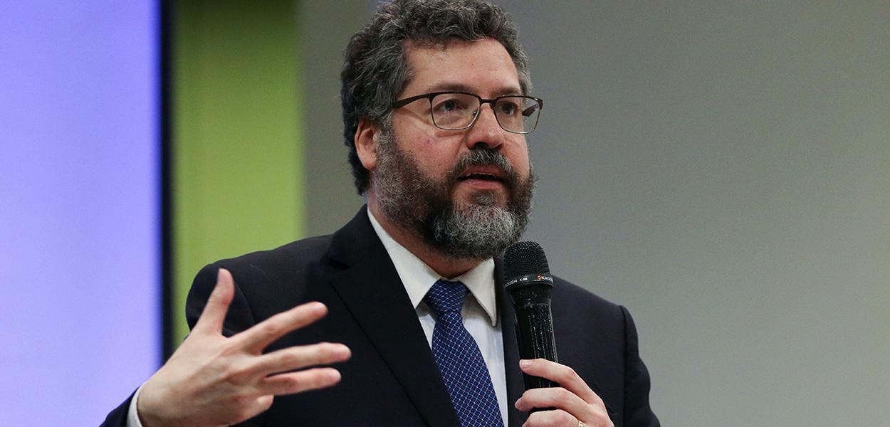 O ministro das Relações Exteriores, Ernesto Araújo