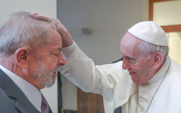 Luiz Inácio Lula da Silva e o Papa Francisco