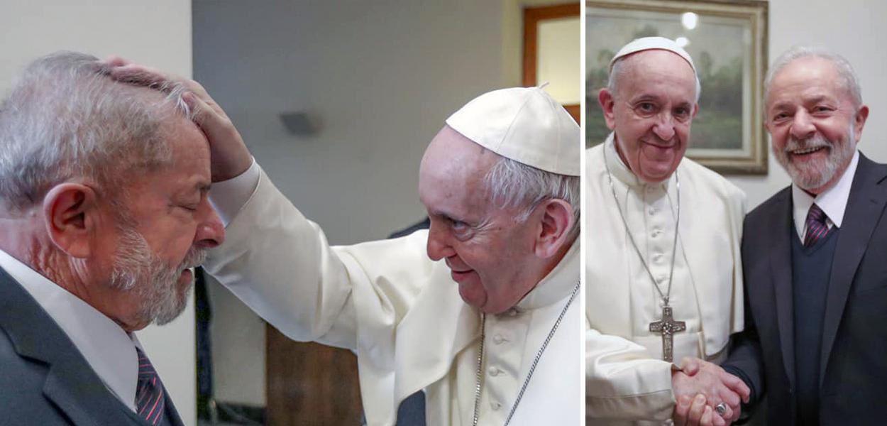 Lula e Papa Francisco