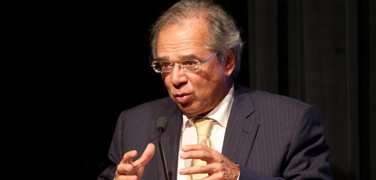 O ministro da Economia, Paulo Guedes, faz palestra de encerramento do Seminário de Abertura do Legislativo de 2020