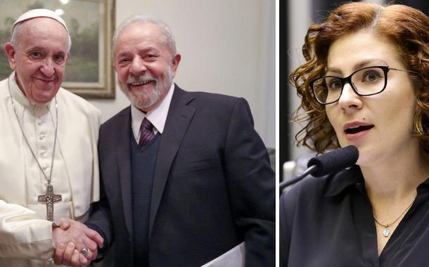 Papa Francisco, Lula e Carla Zambelli