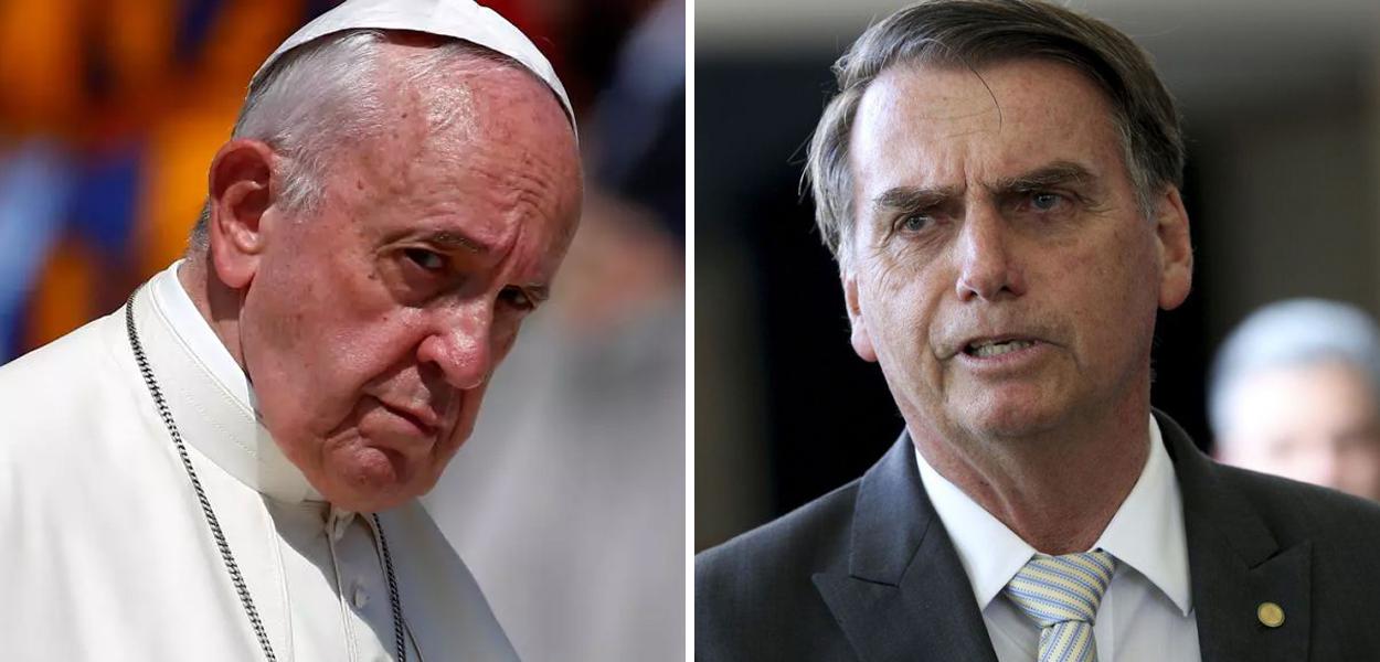 Papa Francisco e Jair Bolsonaro