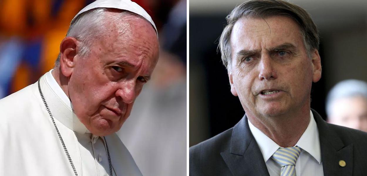 Papa Francisco e Jair Bolsonaro