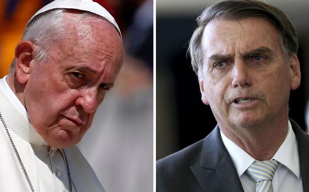 Papa Francisco e Jair Bolsonaro