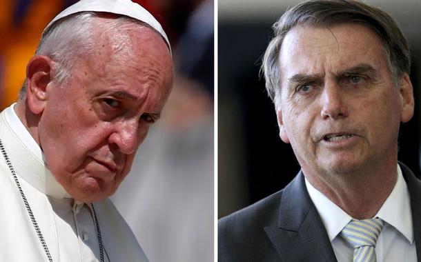 Papa Francisco e Jair Bolsonaro