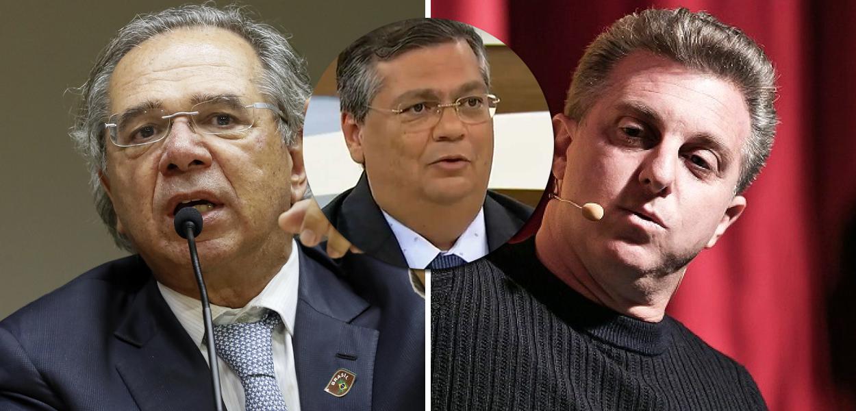Huck, Guedes, Dino
