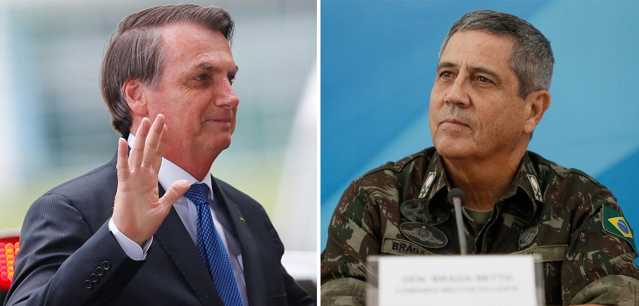 Jair Bolsonaro e General Braga Netto