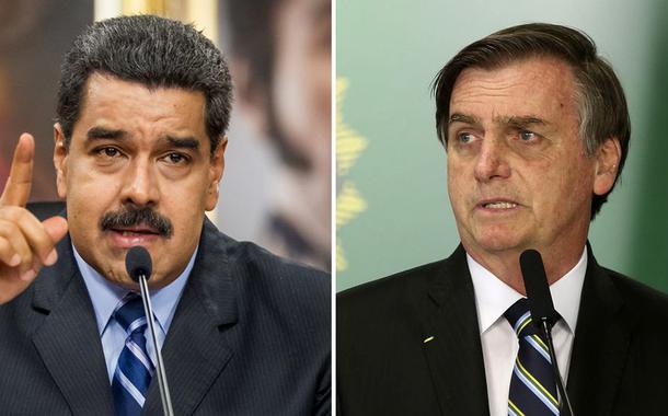 Nicolás Maduro e Jair Bolsonaro