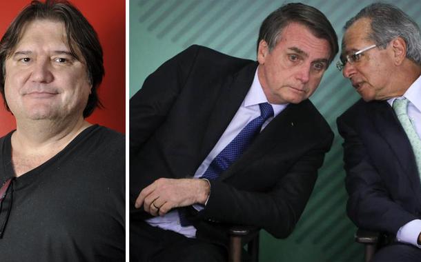Pedro Serrano, Jair Bolsonaro e Paulo Guedes