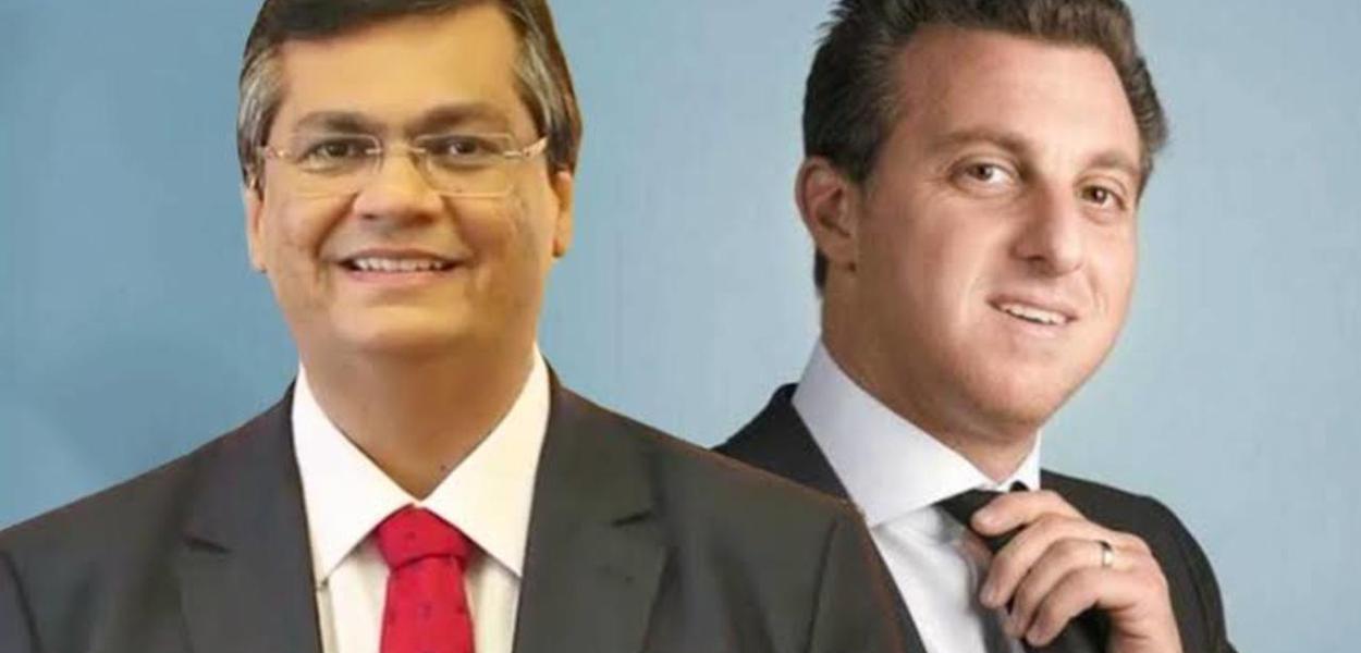 Flávio Dino e Luciano Huck