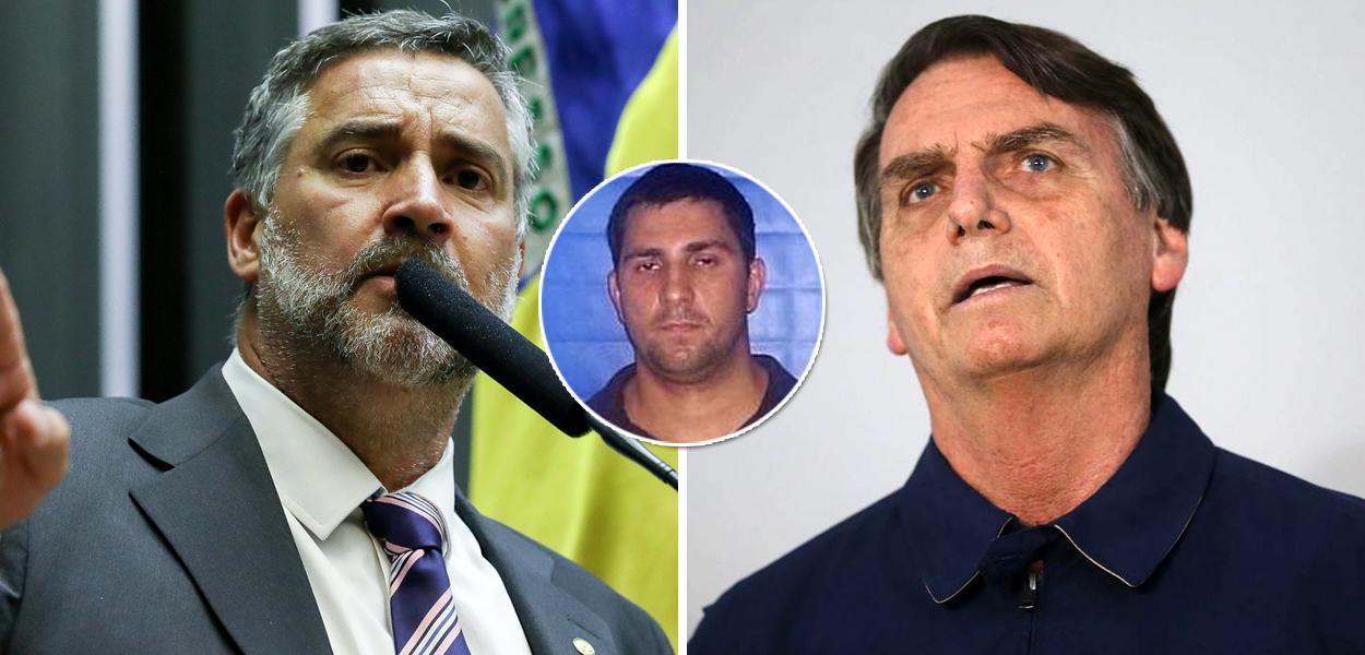 Paulo Pimenta, Adriano da Nóbrega e Jair Bolsonaro