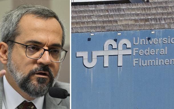 Ministro da Educação, Abraham Weintraub; vista aérea da Universidade Federal Fluminense
