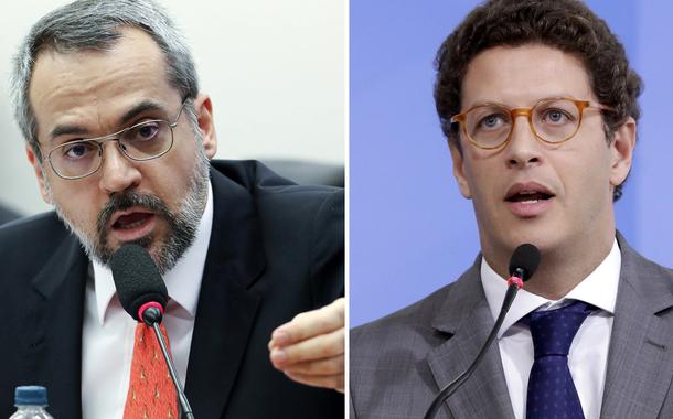 Ministro da Educação, Abraham Weintraub e Ministro de Estado do Meio Ambiente, Ricardo Aquino Salles