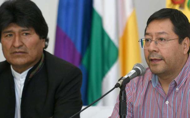 Evo Morales e Luis Arce