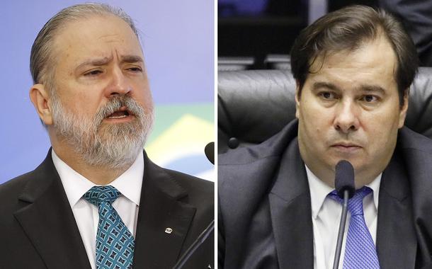 Augusto Aras e Rodrigo Maia