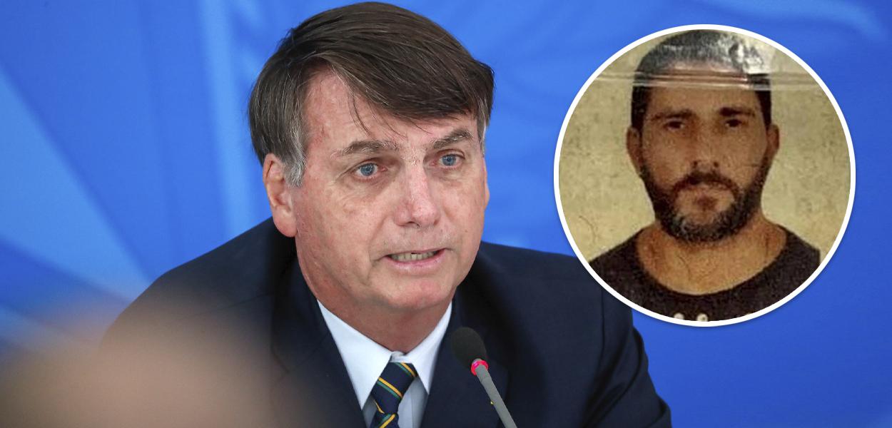 Jair Bolsonaro e Adriano Magalhães da Nóbrega