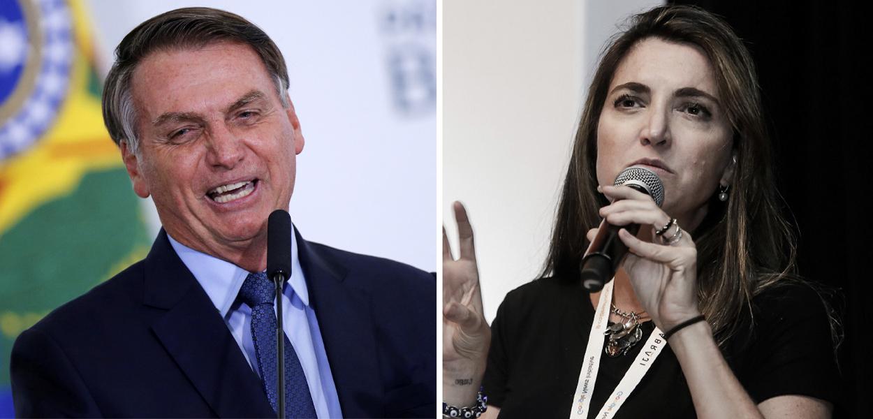 Jair Bolsonaro e Patricia Campos Mello